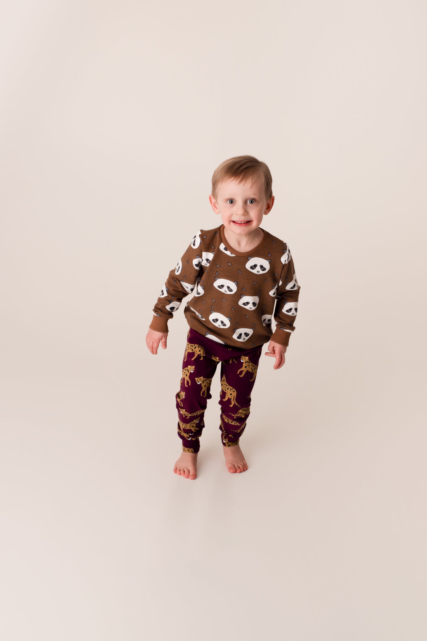 Panda Jumper in Nutmeg