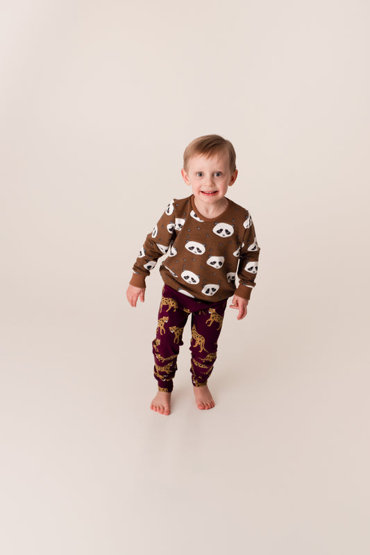 Panda Jumper in Nutmeg