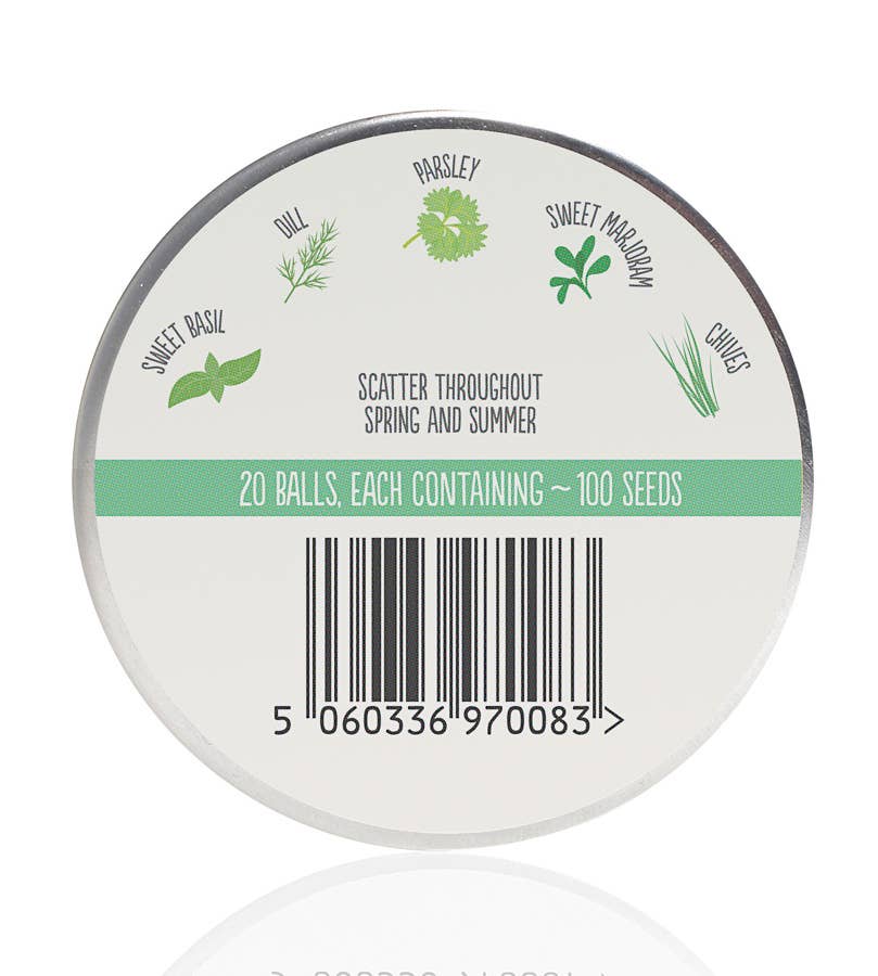 Herb Mix Seedball Tin