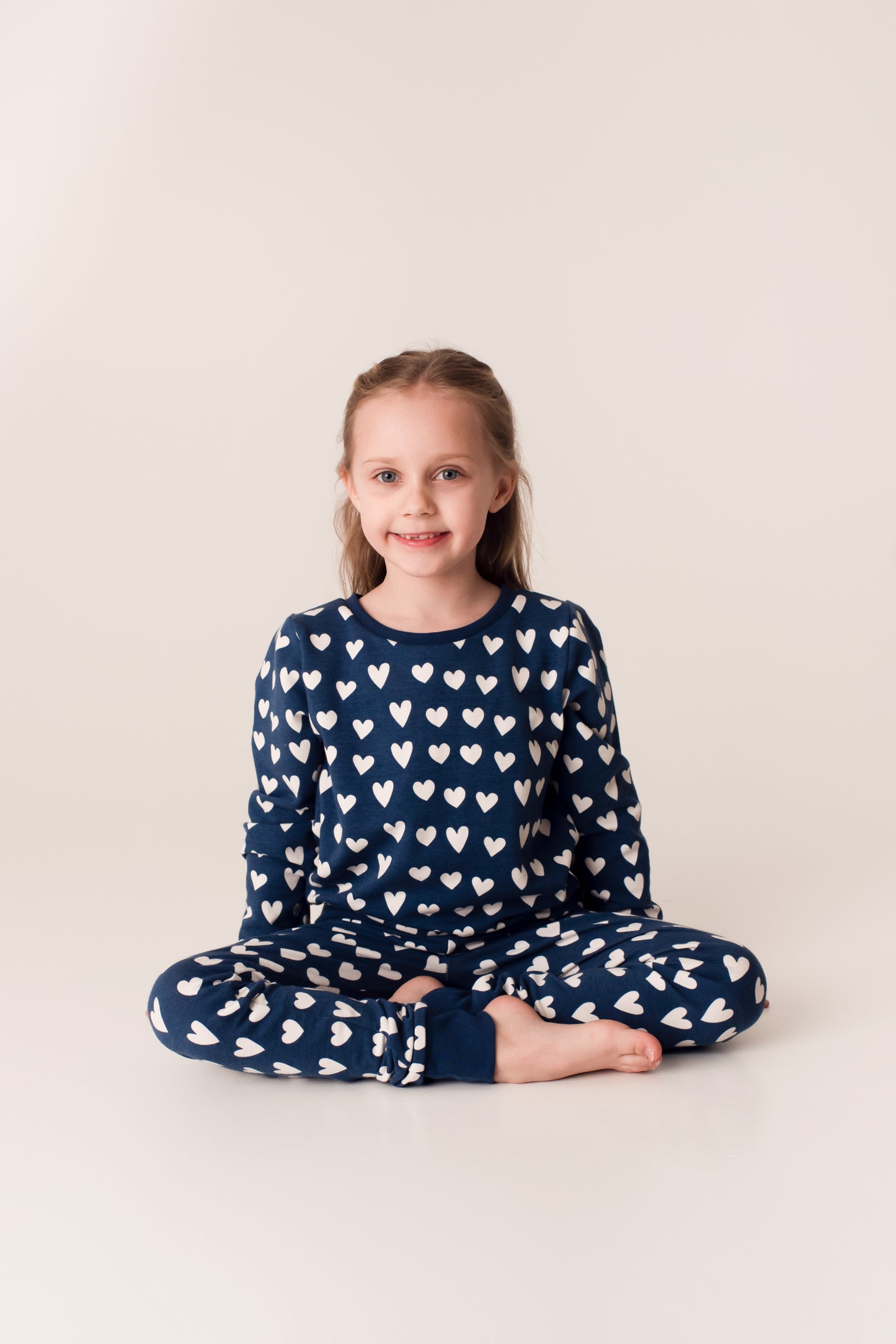 Navy Heart Jumper