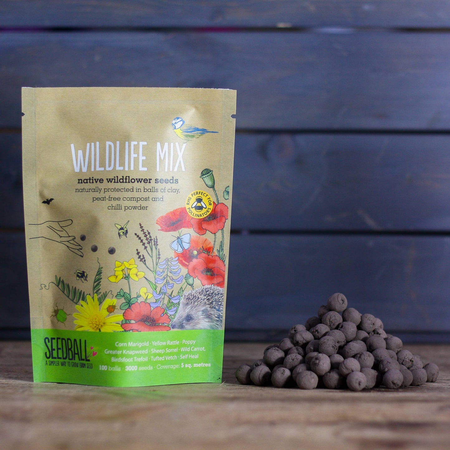 Seedball Wildflower Grab Bags - Wildlife Mix