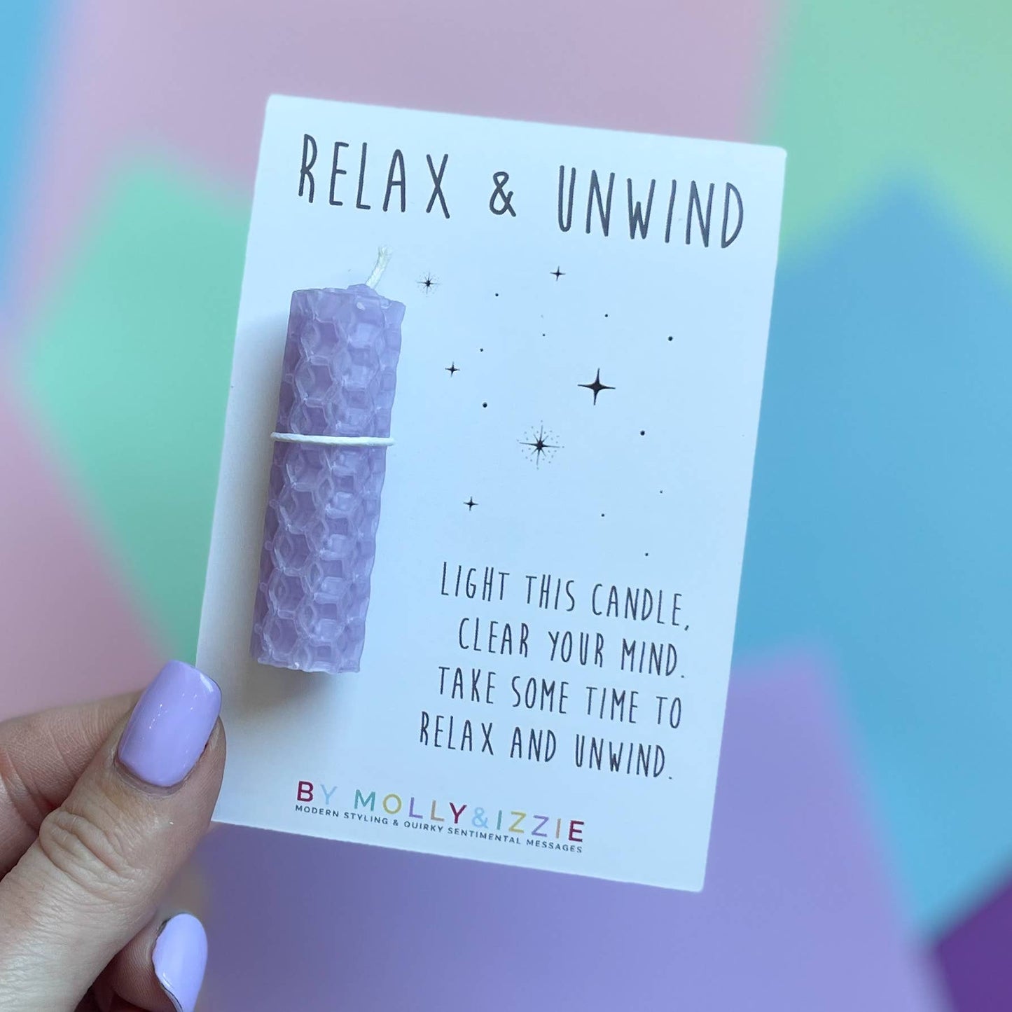 Relax & Unwind Candle - Purple