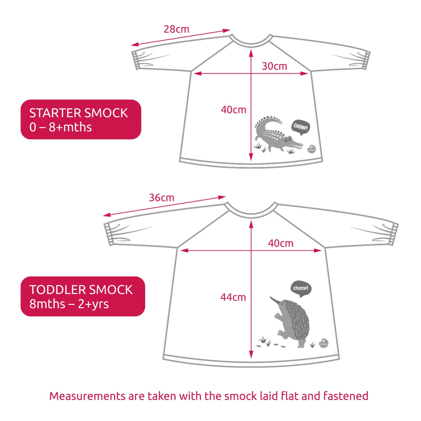 Little Chomps Starter Smock 0-8+ months