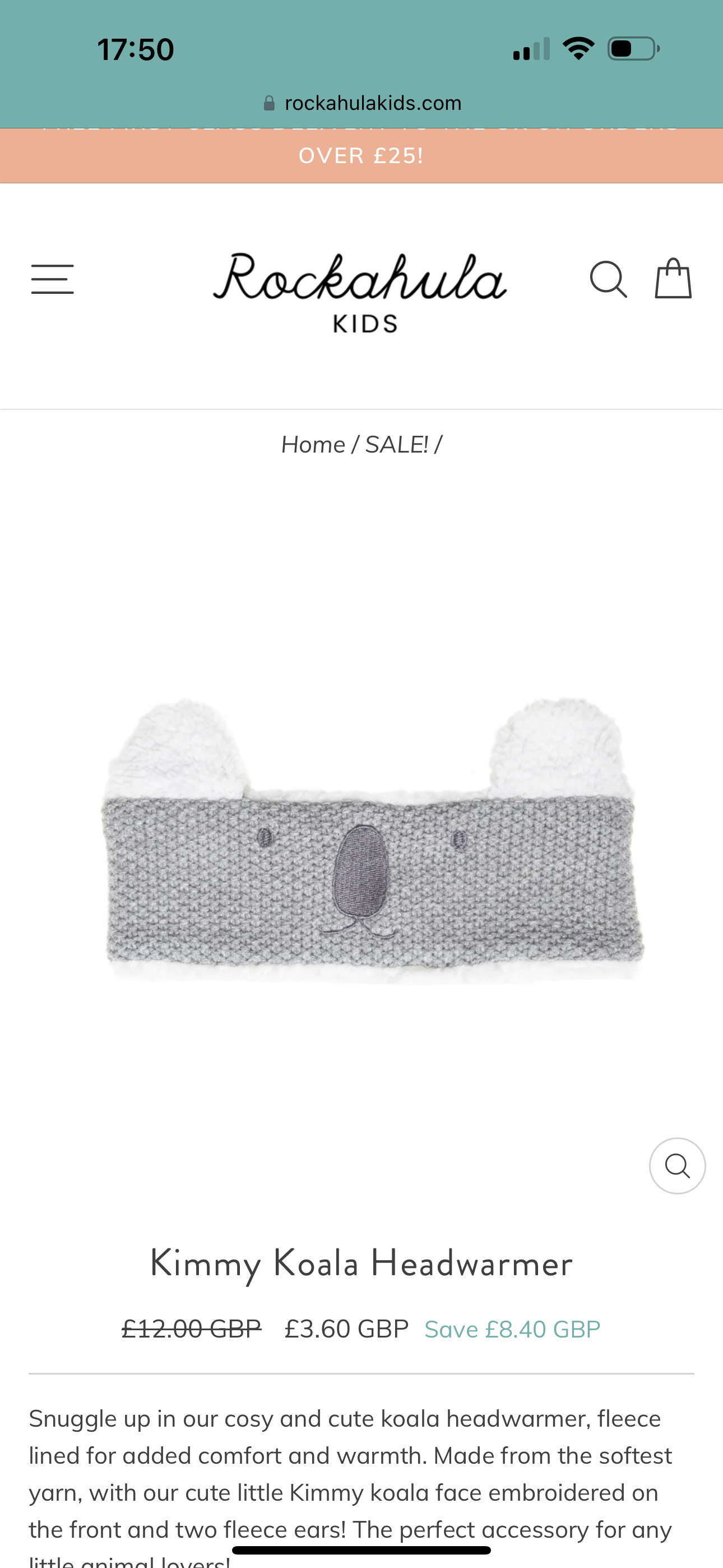 Rockahula Koala Headband