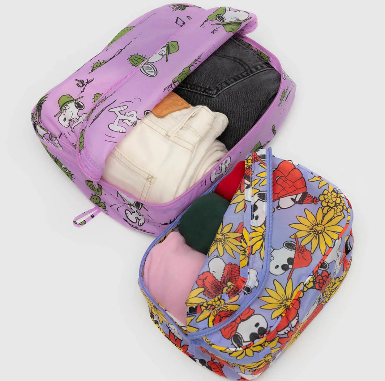 BAGGU x Peanuts Reusable Packing Cube Set