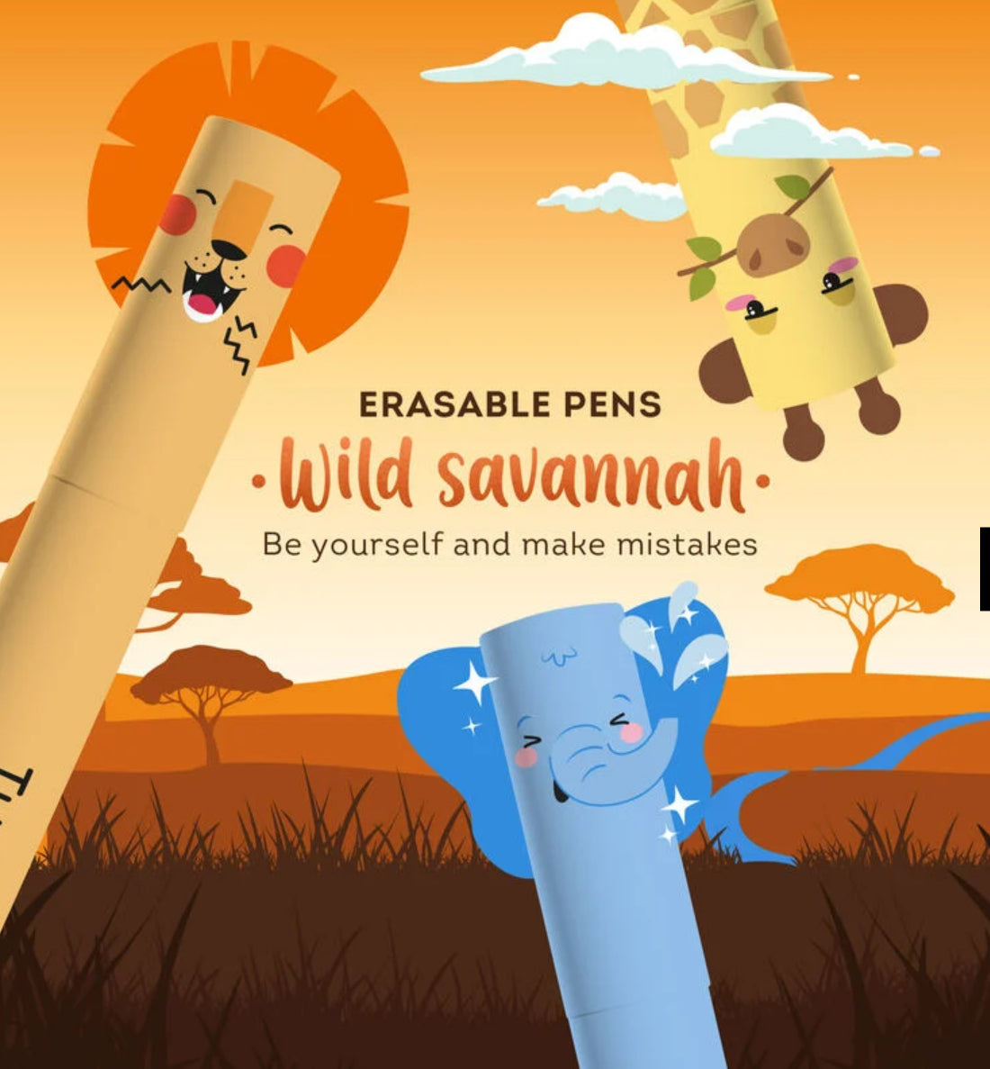 Legami Erasable Gel Pen - Lion
