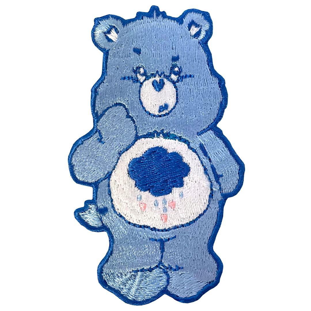 Classic Grumpy Bear Sew On Patch