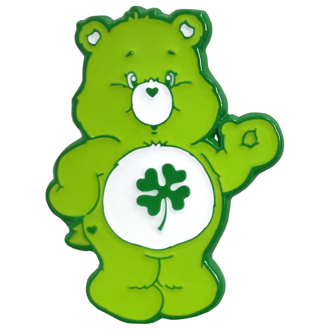 Classic Good Luck Bear Pin Badge