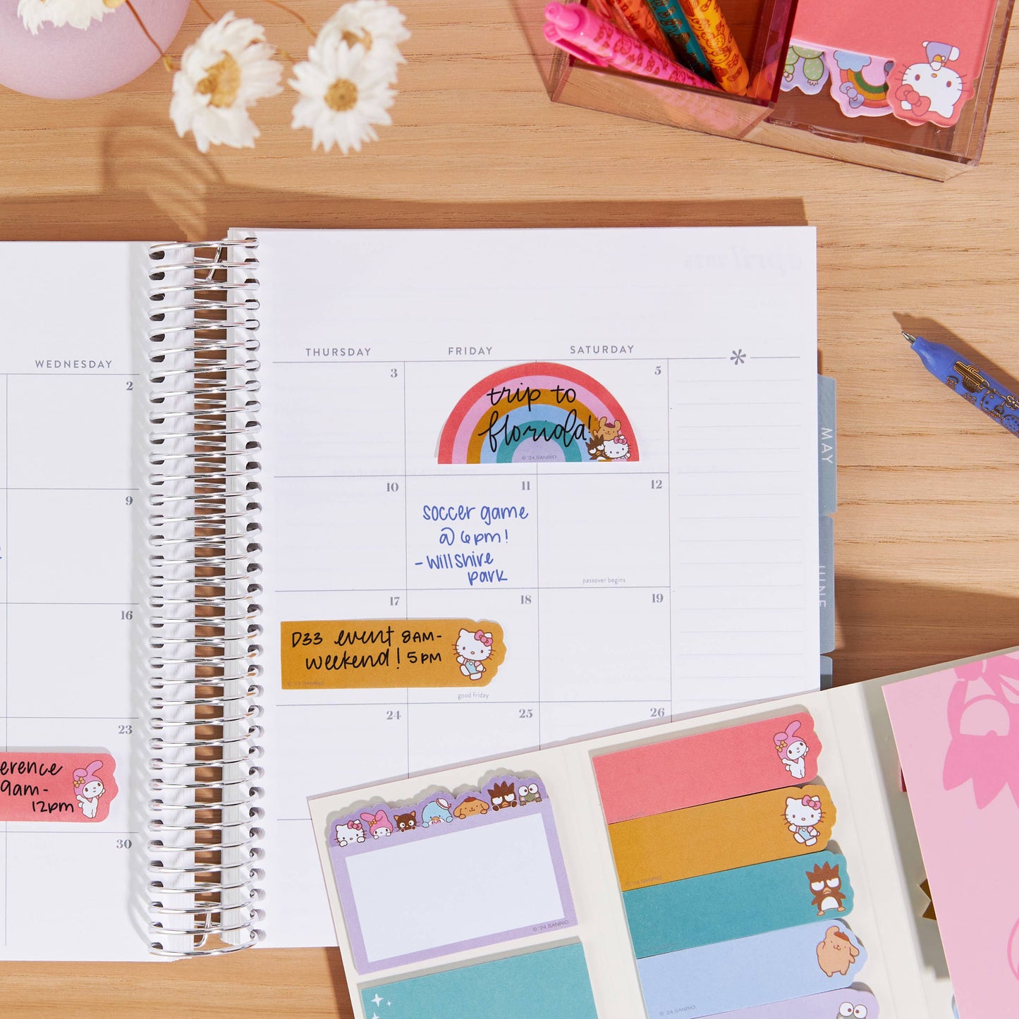 Hello Kitty Colorful Sticky Note Booklet