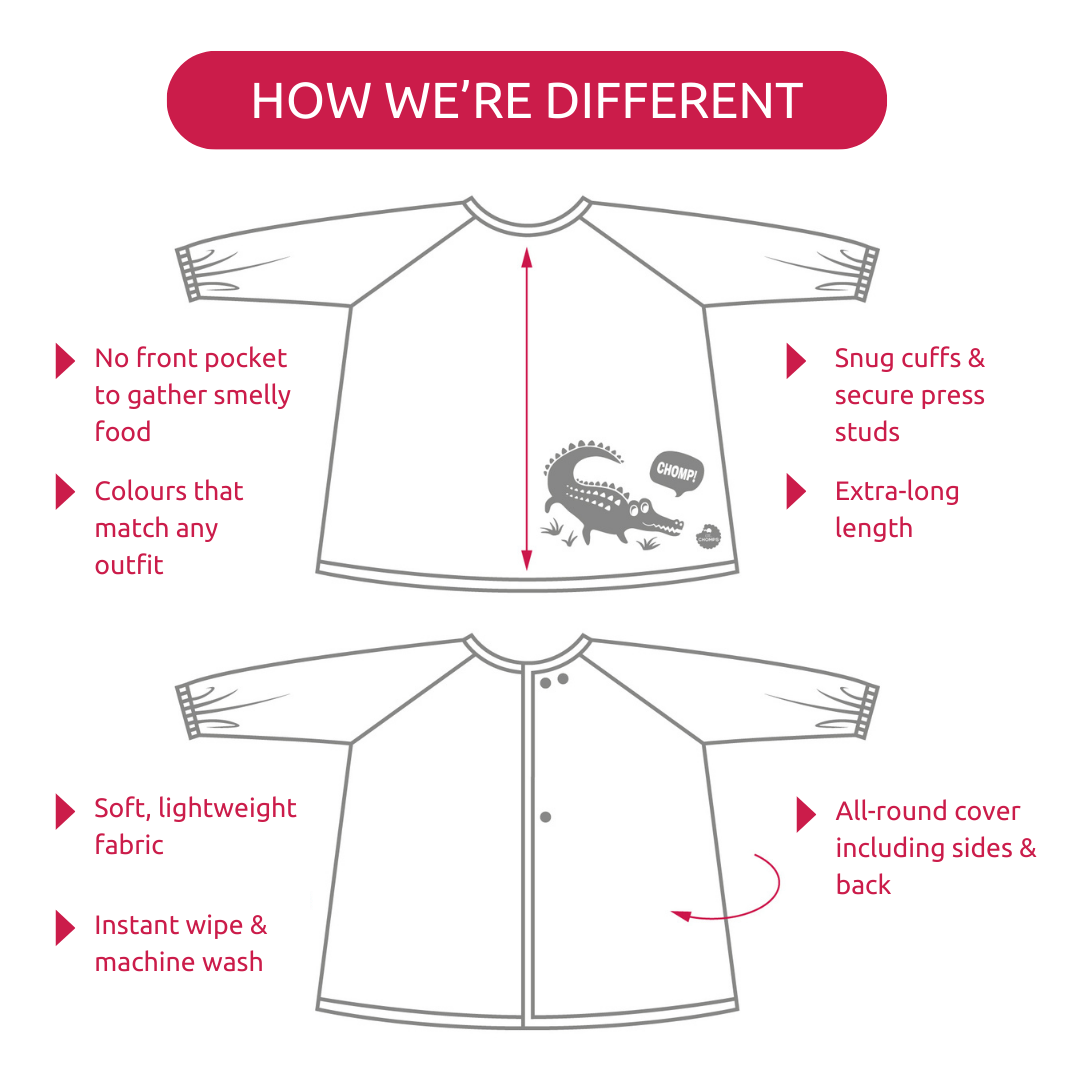 Little Chomps Starter Smock 0-8+ months