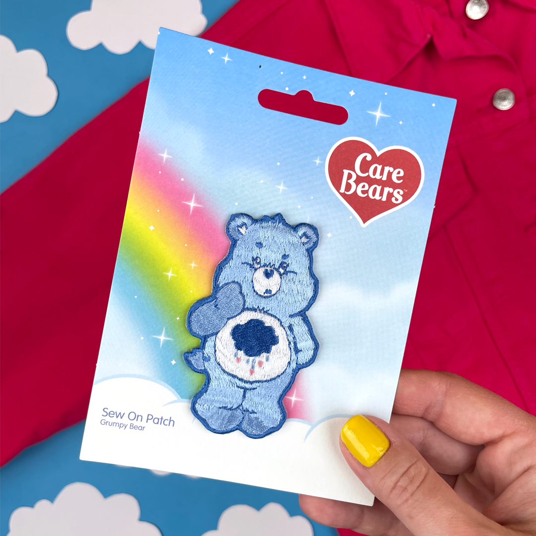 Classic Grumpy Bear Sew On Patch
