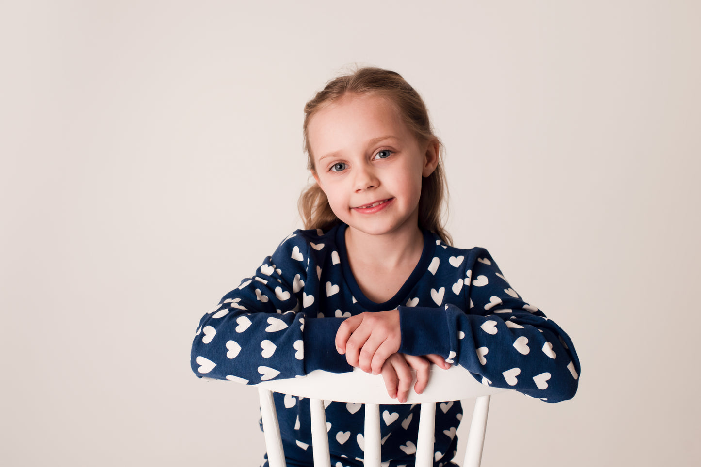 Navy Heart Jumper