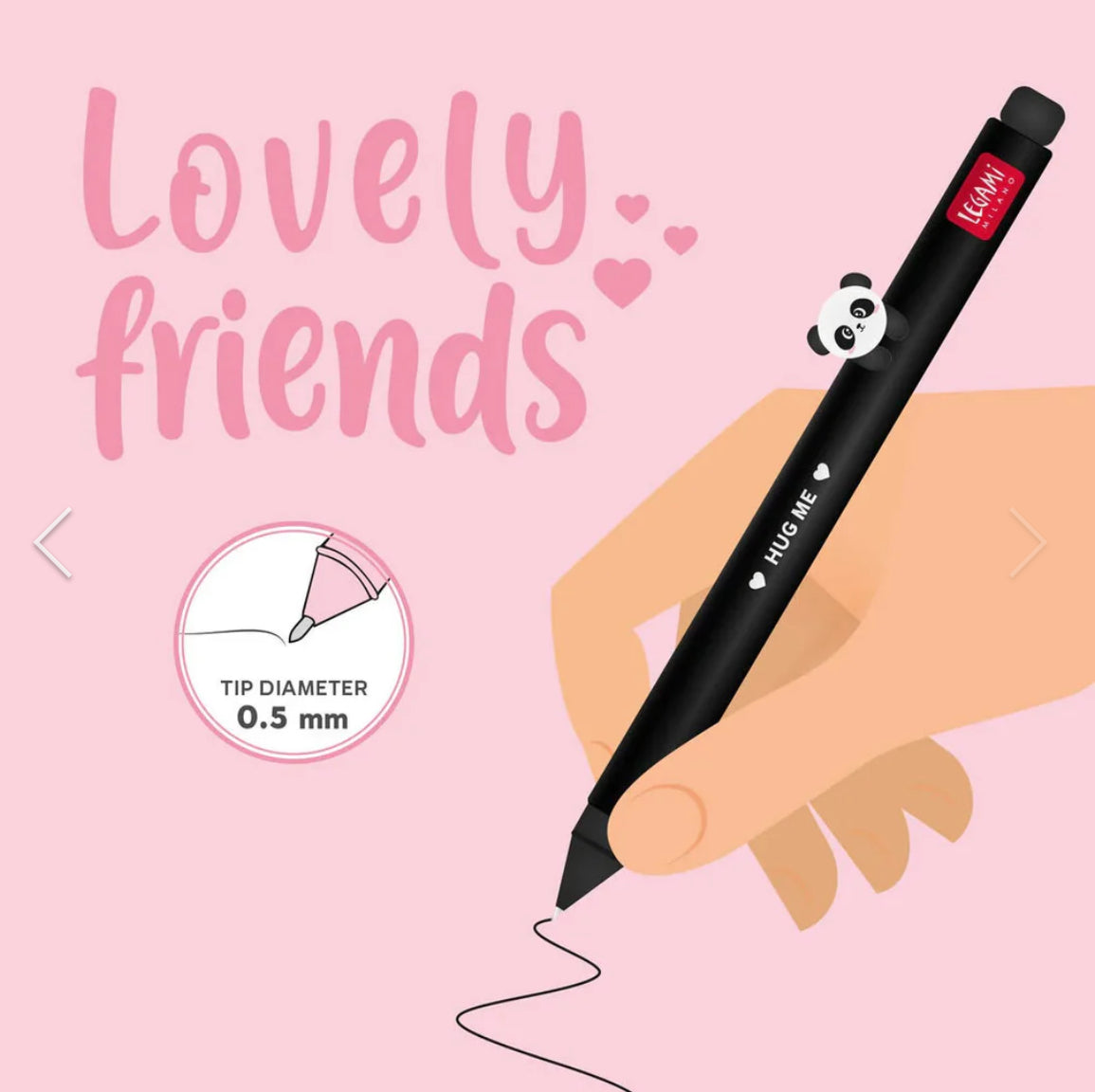 Legami Lovely Friends Pen - Panda