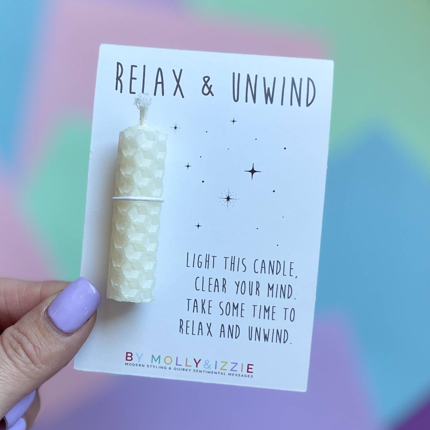 Relax & Unwind Candle - White