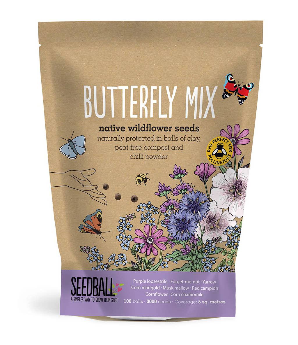 Seedball Wildflower Grab Bags - Butterfly Mix