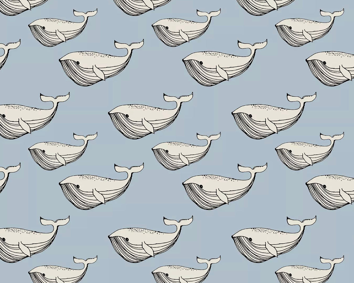 Whales in Blue