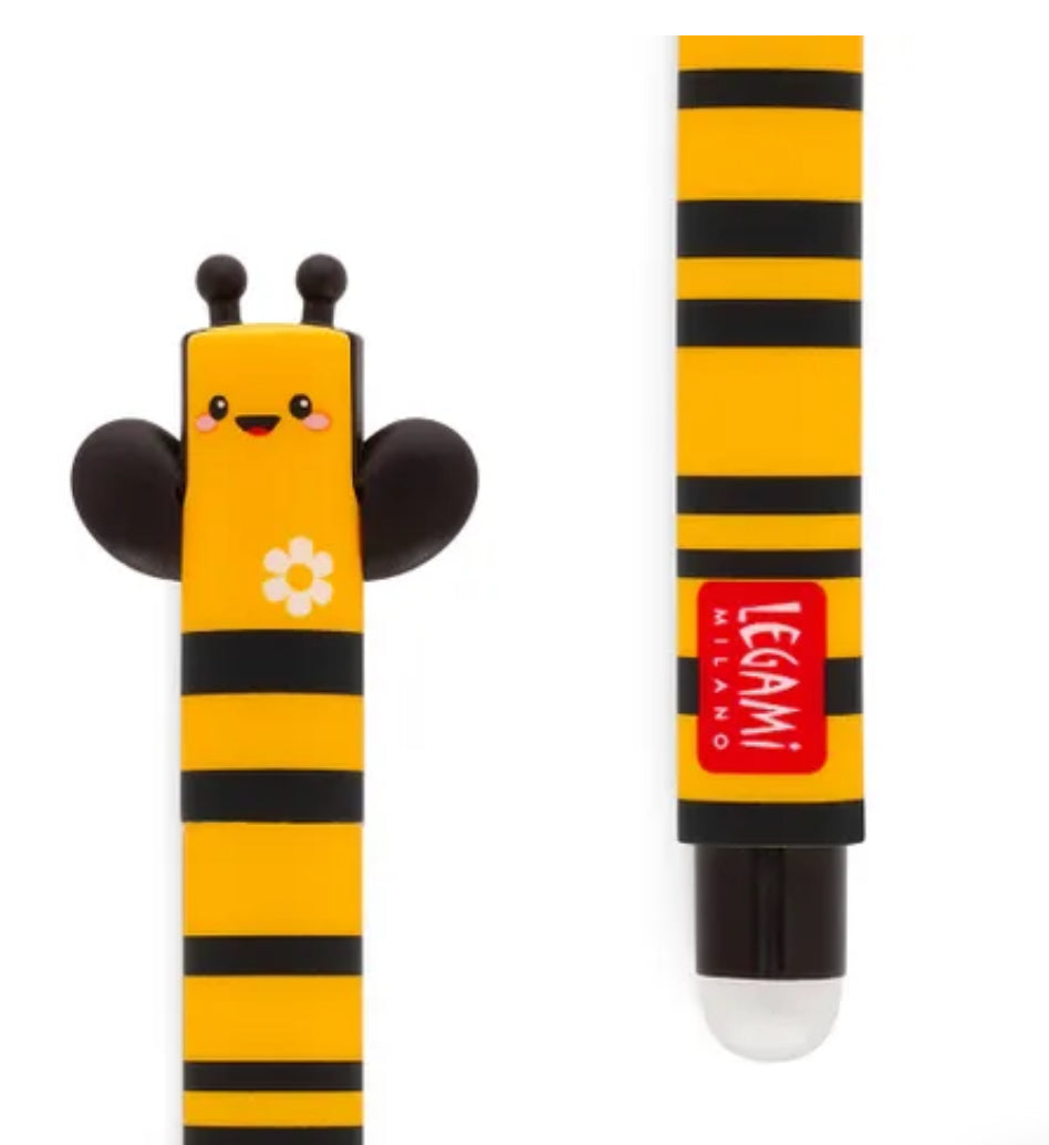 Legami Erasable Gel Pen - Bee