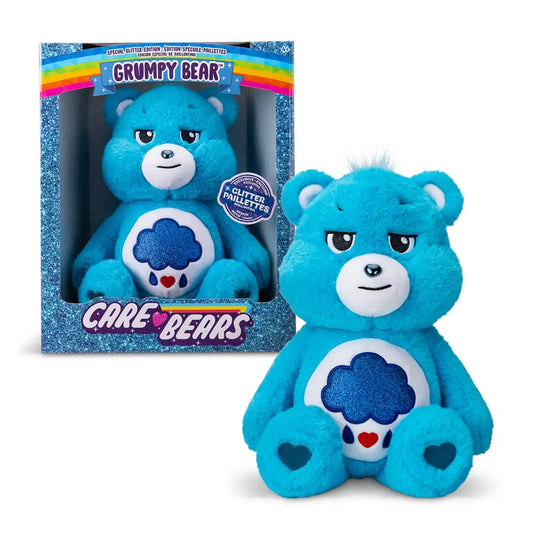 Care Bears Medium Glitter Belly Plush - Grumpy Bear