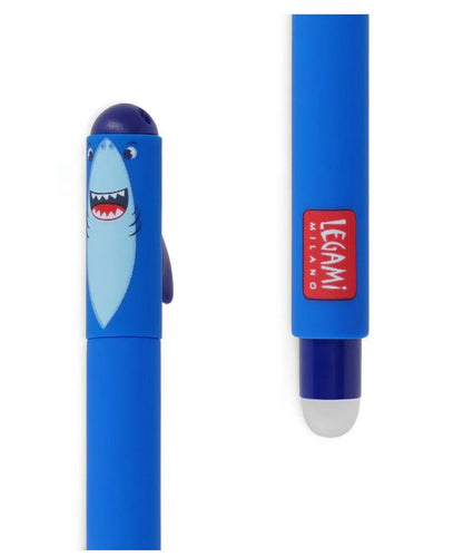Legami Erasable Gel Pen - Shark