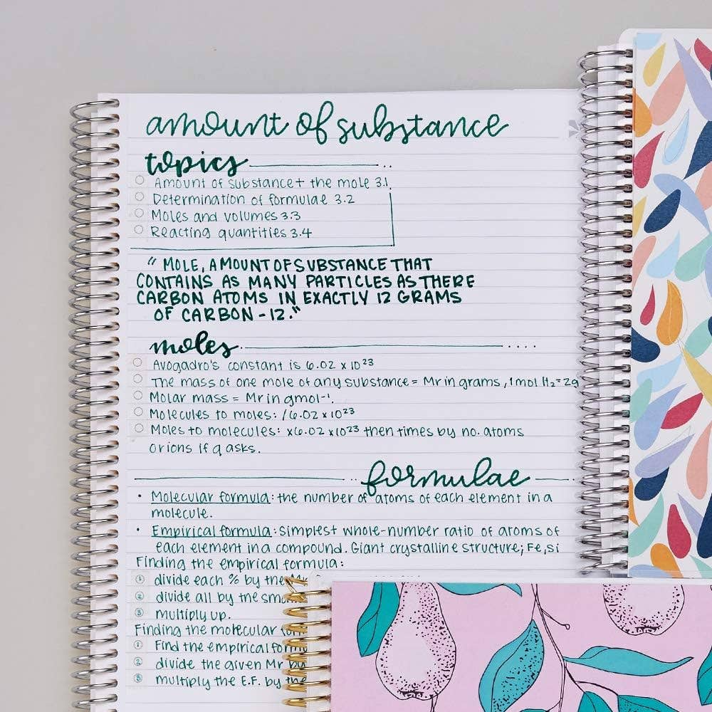 7x9 Hello Kitty Meadows Coiled Notebook - lined