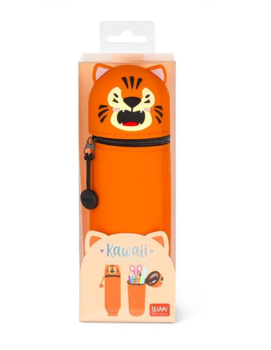 Legami Tiger Kawaii Pencil Case 2 in 1