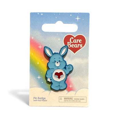 Classic Swift Heart Rabbit Pin Badge