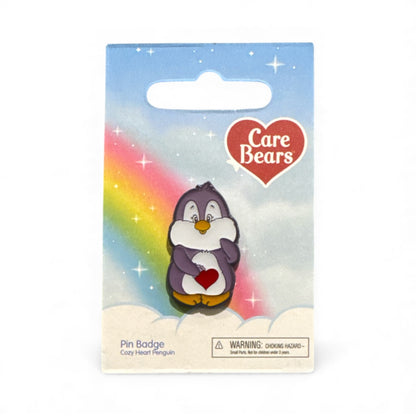 Classic Cozy Heart Penguin Pin Badge