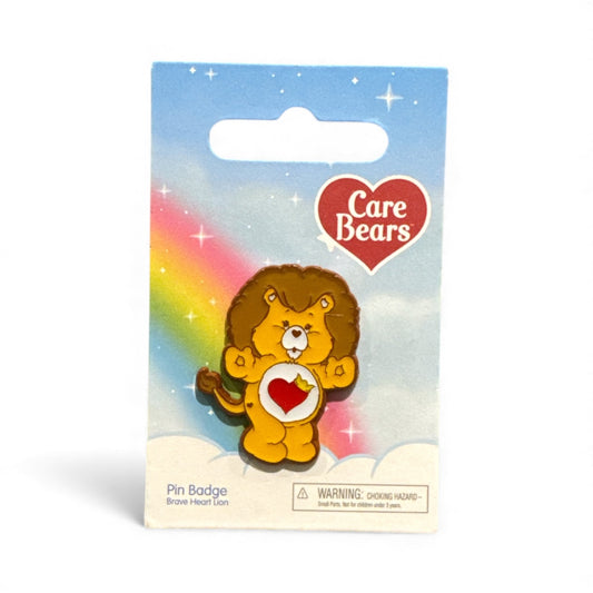 Classic Brave Heart Lion Pin Badge