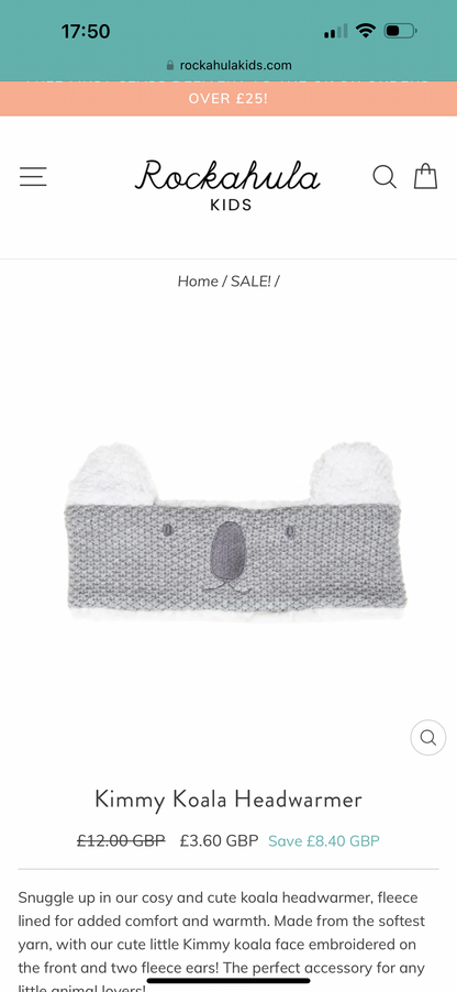 Rockahula Koala Headband