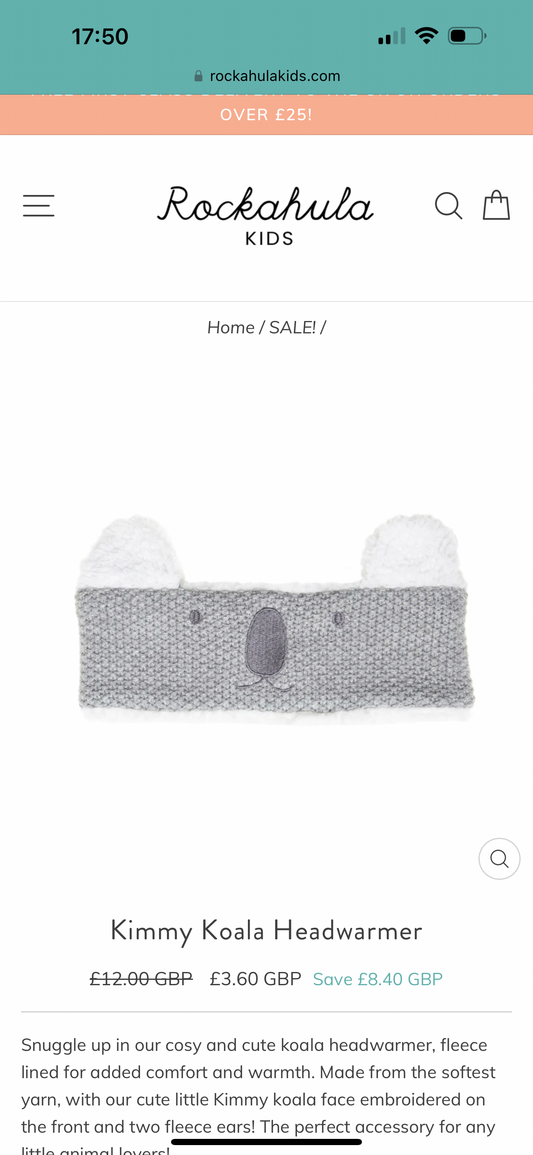 Rockahula Koala Headband