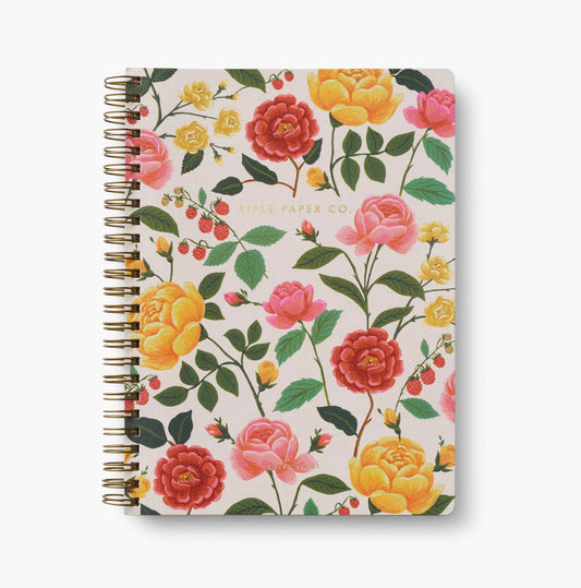 Rifle Paper Co. Spiral Notebook - Roses