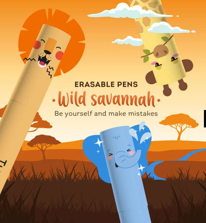 Legami Erasable Gel Pen - Lion