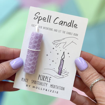 Spell Candle - Purple