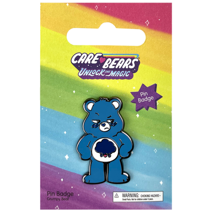 Unlock Grumpy Bear Pin Badge