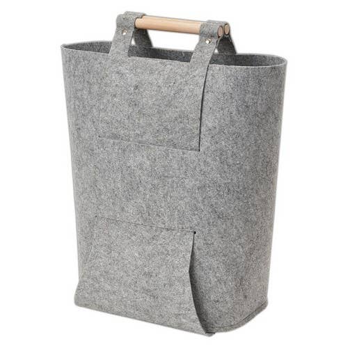 Felt Craft Bag - Wooden Handles