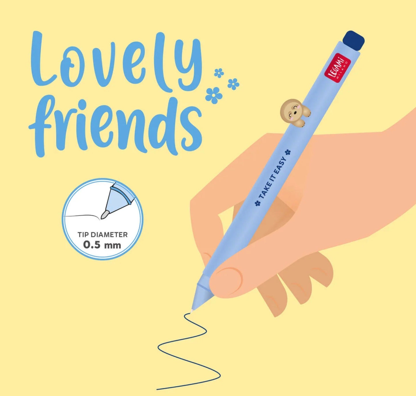 Legami Lovely Friends Pen - Sloth