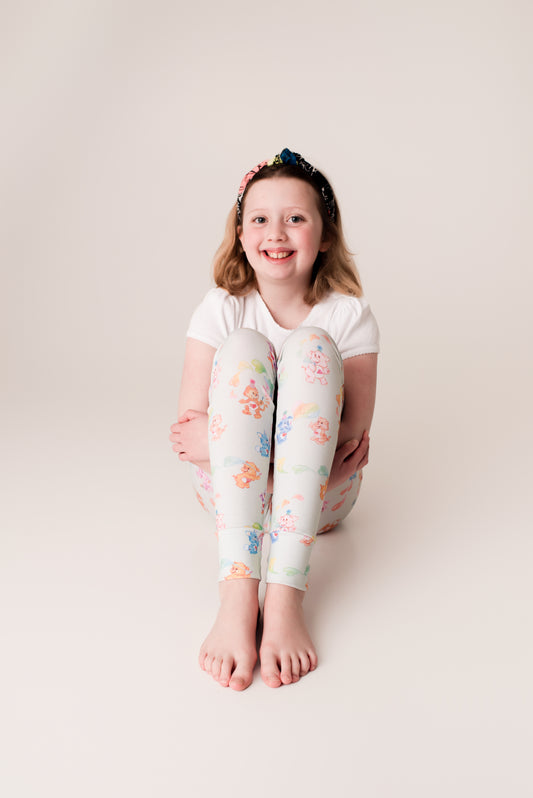 Care Bear Cousin Sage Green Heart Classic Leggings