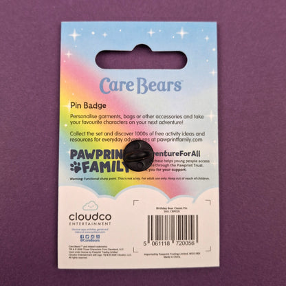 Classic Birthday Bear - Care Bears - Pin Badge
