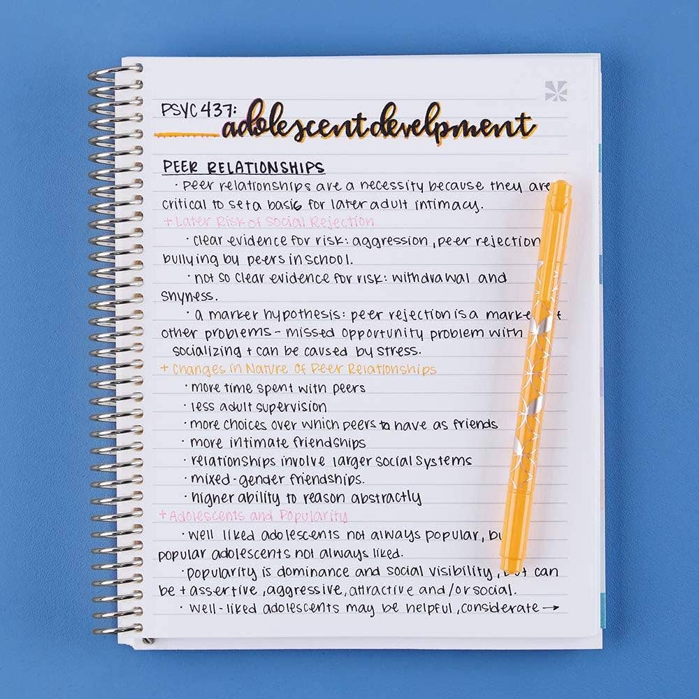 7x9 Hello Kitty Meadows Coiled Notebook - lined
