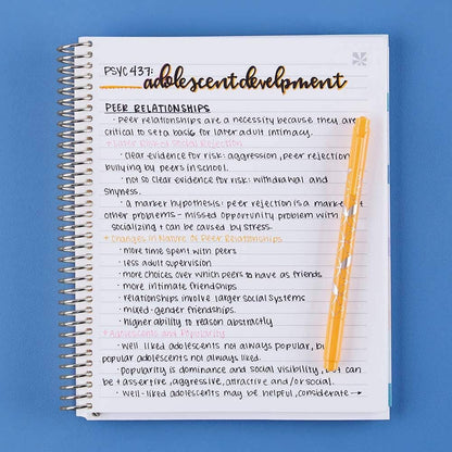 7x9 Hello Kitty Meadows Coiled Notebook - lined