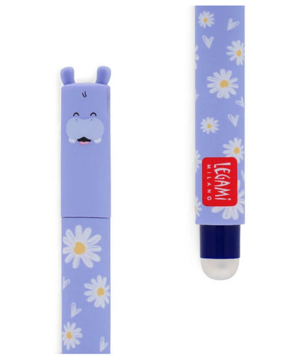 Legami Erasable Gel Pen - Hippo