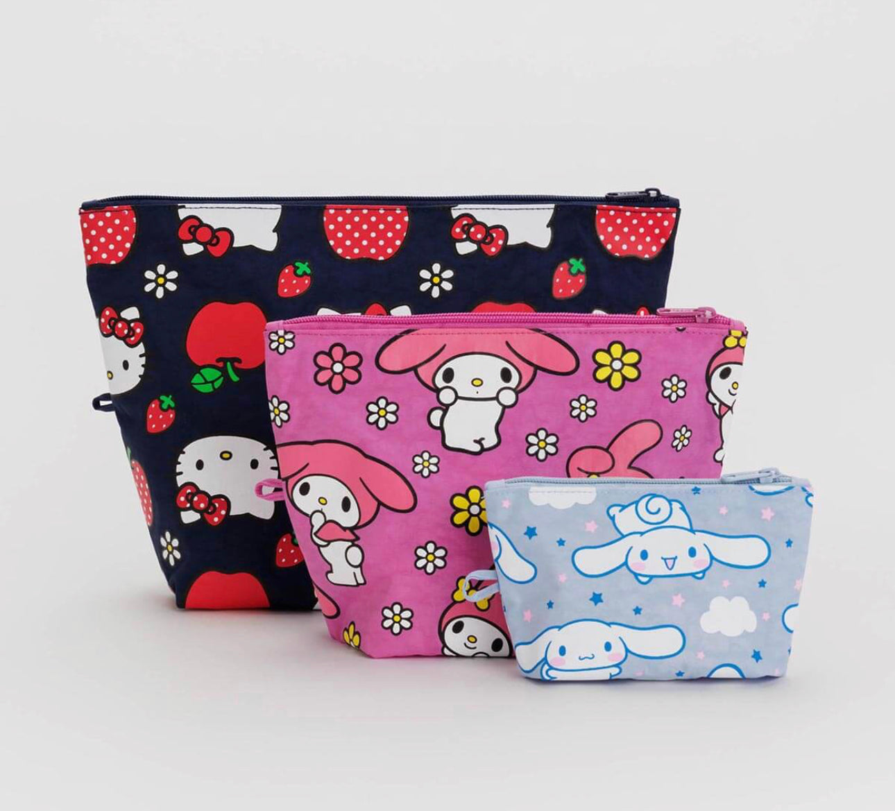 BAGGU Go Pouch Set in Hello Kitty and Friends by Baggu