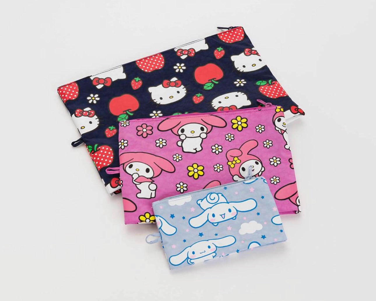 BAGGU Go Pouch Set in Hello Kitty and Friends by Baggu