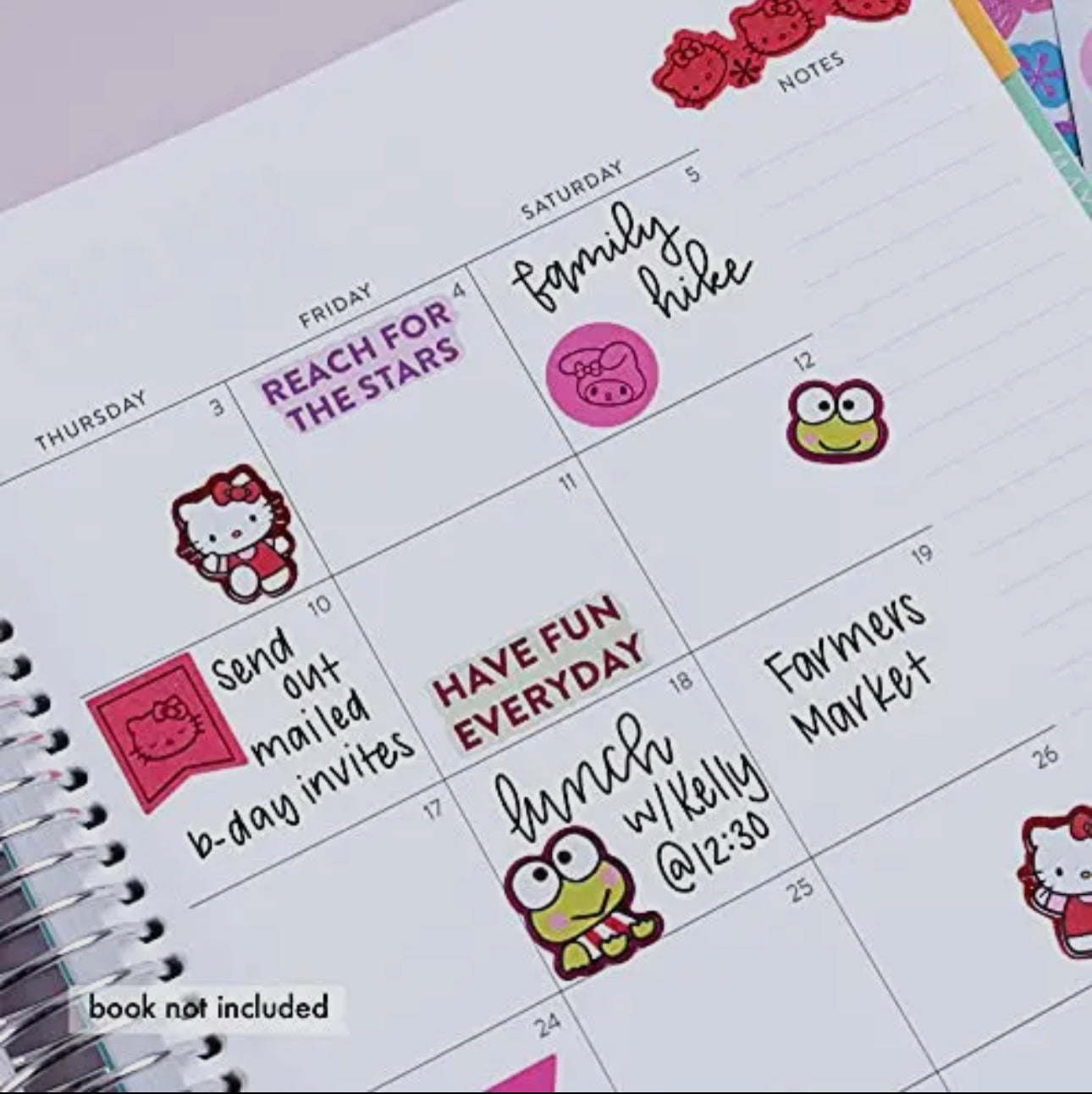 Hello Kitty and Friends x Erin Condren Sticker Book