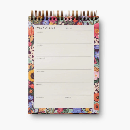 Rifle Paper Co. Desktop Weekly Planner - Blossom