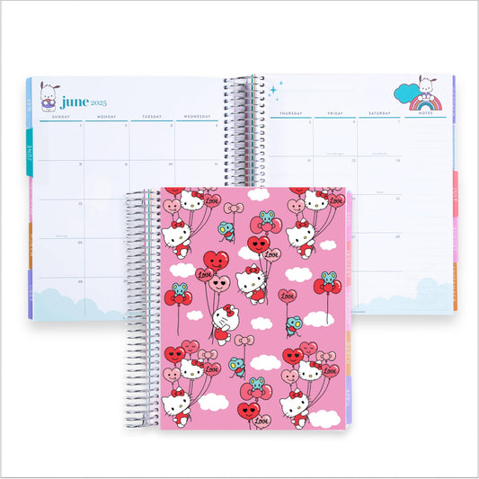 7x9 Hello Kitty LifePlanner - Balloons cover