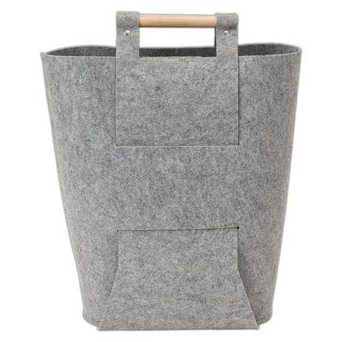 Felt Craft Bag - Wooden Handles