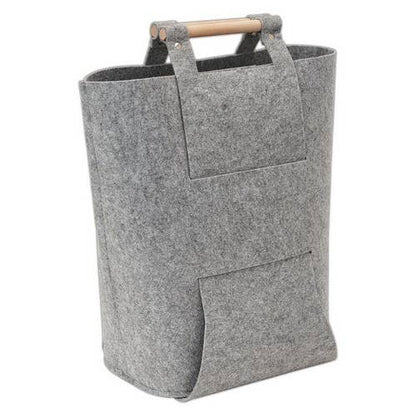 Felt Craft Bag - Wooden Handles
