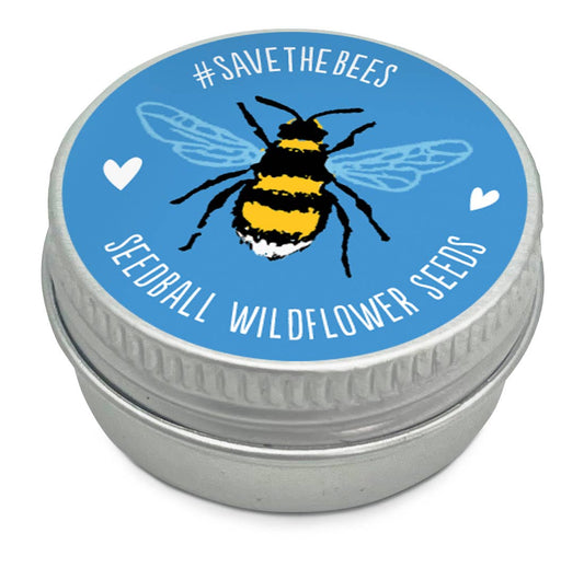 Mini Seedball Tins #Savethebees: Blue