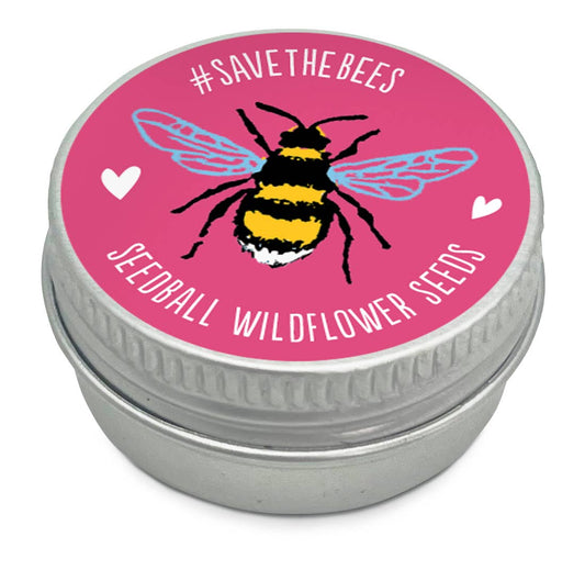 Mini Seedball Tins #Savethebees: Pink